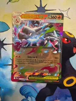 Mega Charizard X ex 13/094 Double Rare Pokemon TCG ME02: Phantasmal Flames NM - Image 1