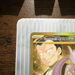 Team Rocket's Mewtwo ex 240/182 Full Art Hyper Rare Holo Destined Rivals - Image 2