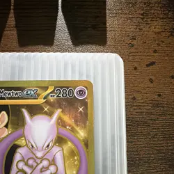 Team Rocket's Mewtwo ex 240/182 Full Art Hyper Rare Holo Destined Rivals - Image 3