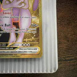 Team Rocket's Mewtwo ex 240/182 Full Art Hyper Rare Holo Destined Rivals - Image 4