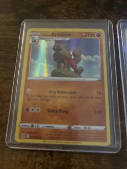 Pokemon TCG Hisuian Arcanine Lost Origin Trainer Gallery TG08/TG30 Holo Ultra... - Image 3