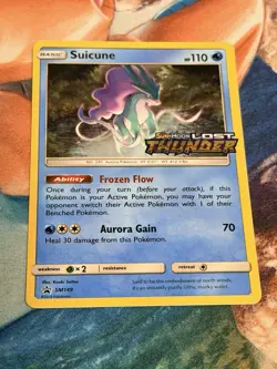 The Pokemon Company Pokemon TCG Suicune SM149 Promo Holo 110 HP 2018 - Image 1