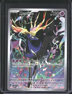 Xerneas 091/086 Shiny Rare ME04: Chaos Rising Pokemon NM/M - Image 1