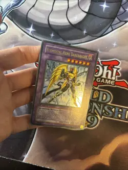 Yu-Gi-Oh! Elemental Hero Darkbright TAEV-EN042 1st Ed Ultra Rare Foil VLP (WNR) - Image 2