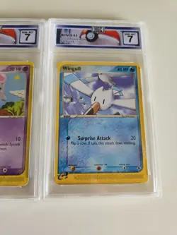 Graded HGC Pokemon Cards Lot Of 3 Year 2003 Wingull, Numel, Spoink - Image 4