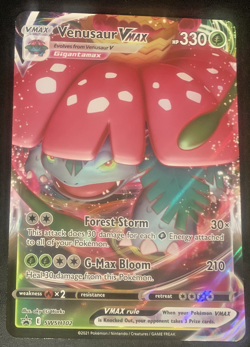 JUMBO Venusaur VMAX Promo Card SWSH102 Pokemon NM - Image 1