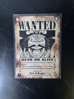 Wanted Gol.D.Roger OP09-118 Rush 13000 One Piece CCG Character Card - Image 1