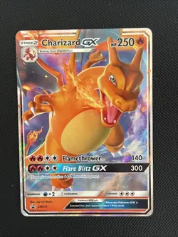Pokemon Card - Charizard GX Black Star Promo SM211 Holo - Image 1
