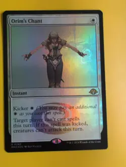 Orim's Chant. MH3 foil instant. MTG Card. - Image 1