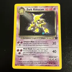 Pokemon Dark Alakazam TCG Team Rocket Holo Card 1/82 - NM - Image 3