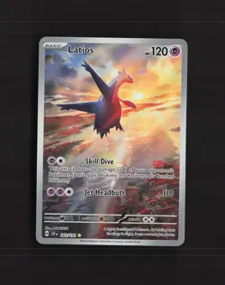Latios 203/191 Surging Sparks Full Art Ultra Rare Holo Pokemon Card NM - Image 1