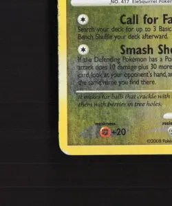 Pachirisu 5/106 Great Encounters Reverse Holo Rare Pokemon Card MP - Image 5