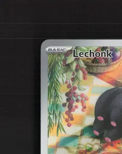 Lechonk 209/197 Obsidian Flames Full Art Ultra Rare Holo Pokemon Card NM - Image 3