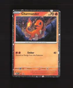 Charmander SVP047 Scarlet & Violet Black Star Promo Cosmos Holo Pokemon Card NM - Image 1