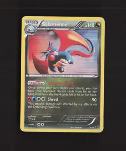 Salamence 8/20 Dragon Vault Holo Rare Pokemon Card DMG - Image 1