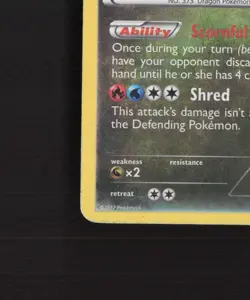 Salamence 8/20 Dragon Vault Holo Rare Pokemon Card DMG - Image 5