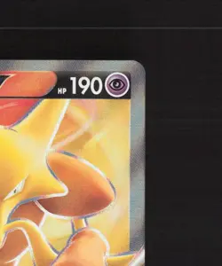 Alakazam V 172/185 Vivid Voltage Full Art Ultra Rare OFFCENTER Pokemon Card LP - Image 4
