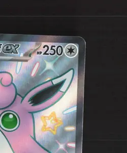 Wigglytuff ex 222/091 Paldean Fates Full Art Shiny Holo Rare Pokemon Card LP - Image 4