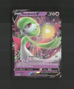 Gardevoir V SWSH105 Sword & Shield Black Star Promo Holo Pokemon Card LP - Image 1