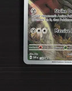 Kingambit 130 Scarlet & Violet Full Art Black Star Promo Holo Pokemon Card NM - Image 5