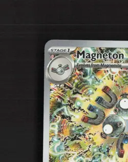 Magneton 159 Scarlet & Violet Full Art Black Star Promo Holo Pokemon Card NM - Image 3