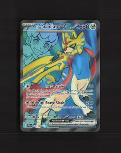 Hop's Zacian ex 176/159 Journey Together Full Art Ultra Rare Pokemon Card NM - Image 1
