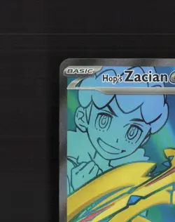 Hop's Zacian ex 176/159 Journey Together Full Art Ultra Rare Pokemon Card NM - Image 3