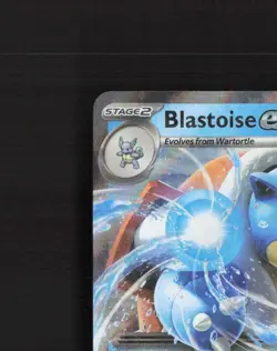 Blastoise ex 030/142 Stellar Crown Ultra Rare Holo Pokemon Card NM - Image 3