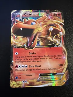 Pokemon TCG Charizard EX Holo Rare Card 11/106 - Image 1