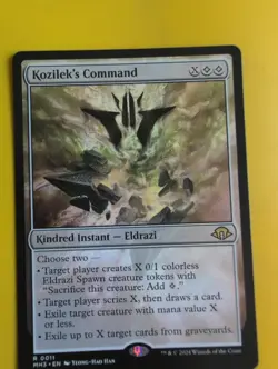 Kozilek's Command. Kindred Instant. Rare MH3 Eldrazi MTG Card. - Image 1
