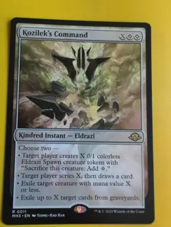 Kozilek's Command. Kindred Instant. Rare MH3 Eldrazi MTG Card. - Image 3