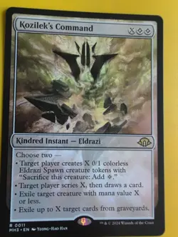 Kozilek's Command. Kindred Instant. Rare MH3 Eldrazi MTG Card. - Image 5