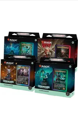 Magic: The Gathering Duskmourn: House of Horror Commander Decks Lot (4) - Image 1