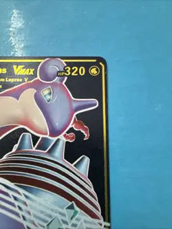 2020 POKEMON Lapras Vmax Hp320 Rainbow Black Foil Fan Art Card NM-MT - Image 4