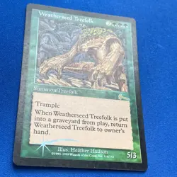 Weatherseed Treefolk x1 mtg Urza’s Legacy Foil Lp - Image 2