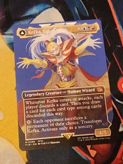Kefka, Court Mage M 0398 (Borderless) Final Fantasy Regular Mythic Rare! 🔥🔥🔥 - Image 1
