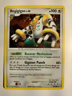 Pokemon - Regigigas (DP Legends Awakened) 37/146 Deck Exclusives - Holo - LP - Image 1