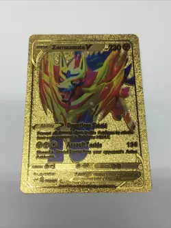 Pokemon Gold Fan Art Zamazenta V 139/202 RARE - Image 1