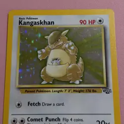 Pokemon TCG Kangaskhan Holo Rare Unlimited Jungle 5/64 LP - Image 2