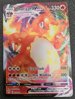 Charizard VMAX 020/189 Darkness Ablaze 2020 Holo Rare Pokemon Card TCG - Image 1
