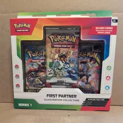 POKEMON T C G FIRST PARTNER ILLUSTRATION COLLECTION BOX FACTORY SEALED A - Image 1