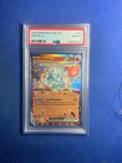 2023 POKEMON OBF EN-OBSIDIAN FLAMES #042 EISCUE EX PSA 8 - Image 1