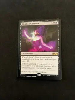 Liliana's Contract [Core Set 2019] NM/LP MTG Free Ship - Image 1