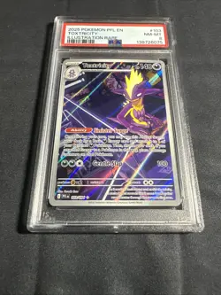 PSA 8 - 2025 POKEMON PFL EN-PHANTASMAL FLAMES 103 TOXTRICITY ILLUSTRATION RARE - Image 2