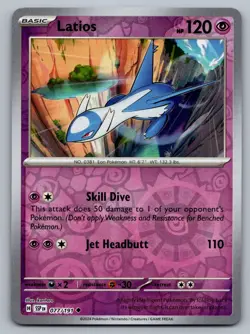 2024 Pokemon Surging Sparks Latios 077/191 Reverse Holo - Image 1