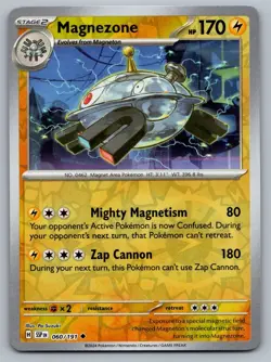 2024 Pokemon Surging Sparks Magnezone 060/191 Reverse Holo - Image 1