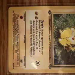1999 Pokemon Jungle 1st Edition Pikachu #60/64 MP - Image 4