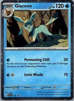 Glaceon (Cosmos Holo) 171 Scarlet & Violet Promo Pokemon TCG Holo P NM - Image 1