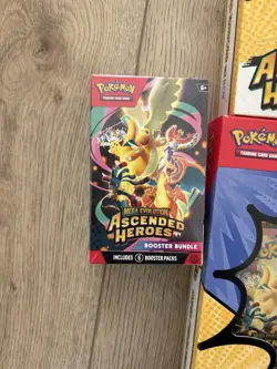 Pokemon Mega Emboar & Feraligatr ex Box Set & Ascended Heroes Booster Bundle - Image 4