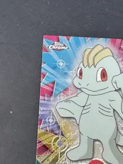 Pokemon 2000 Topps Chrome TV Animation #66 Machop - Image 5